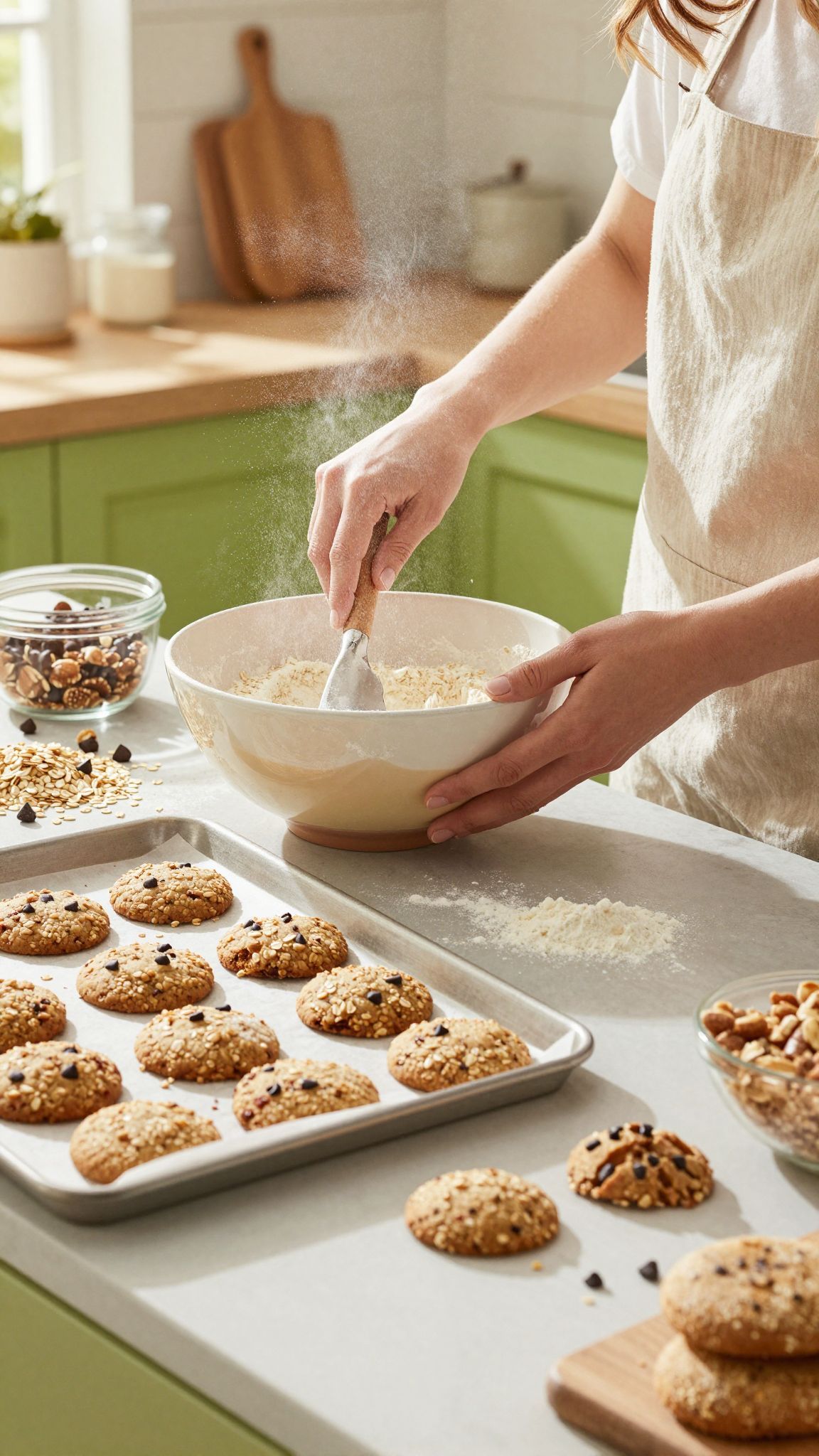 A hűtés segít megőrizni a keksz ropogósságát.
