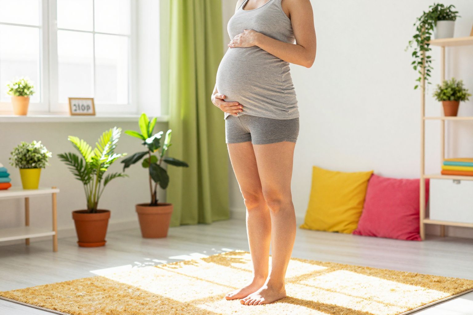 A terhesség végén a lábak duzzanata gyakori jelenség.