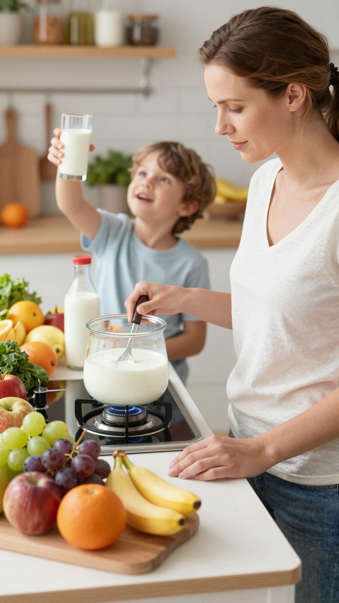 A forralás nem távolít el minden tápanyagot a tejből.