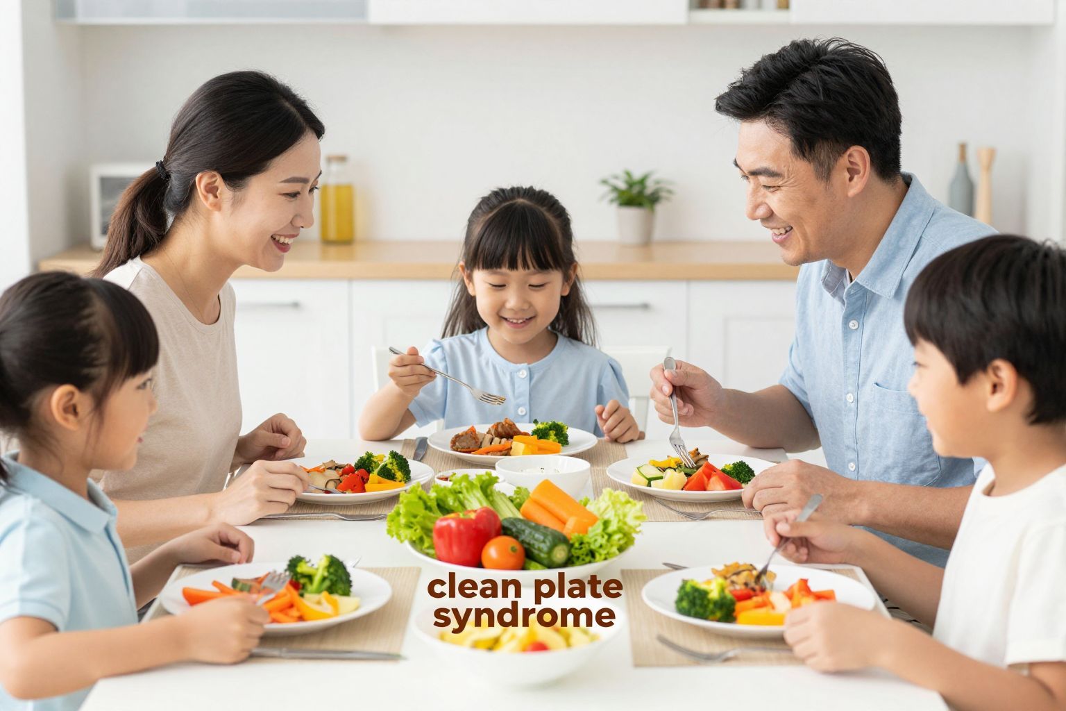 A tiszta tányér szindróma fokozza a túlevést.