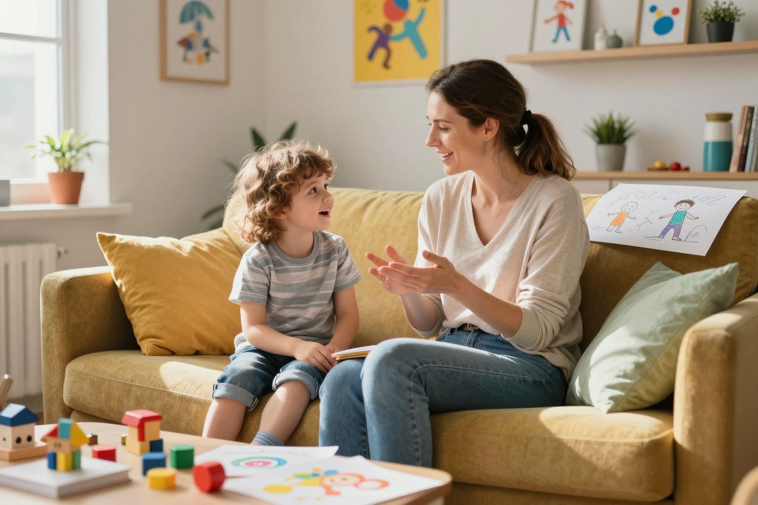 A káosz közepette a szülők megtalálják a belső békét.