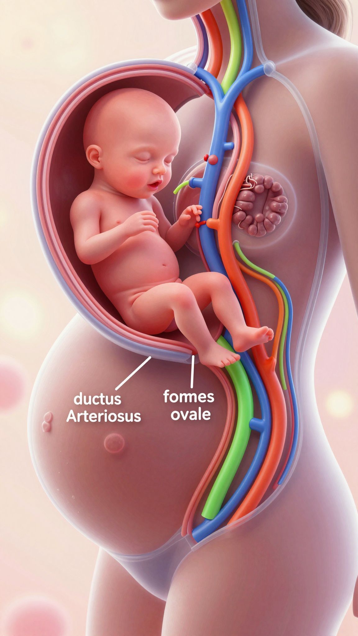 A három shunt kritikus szerepet játszik a magzati keringésben.