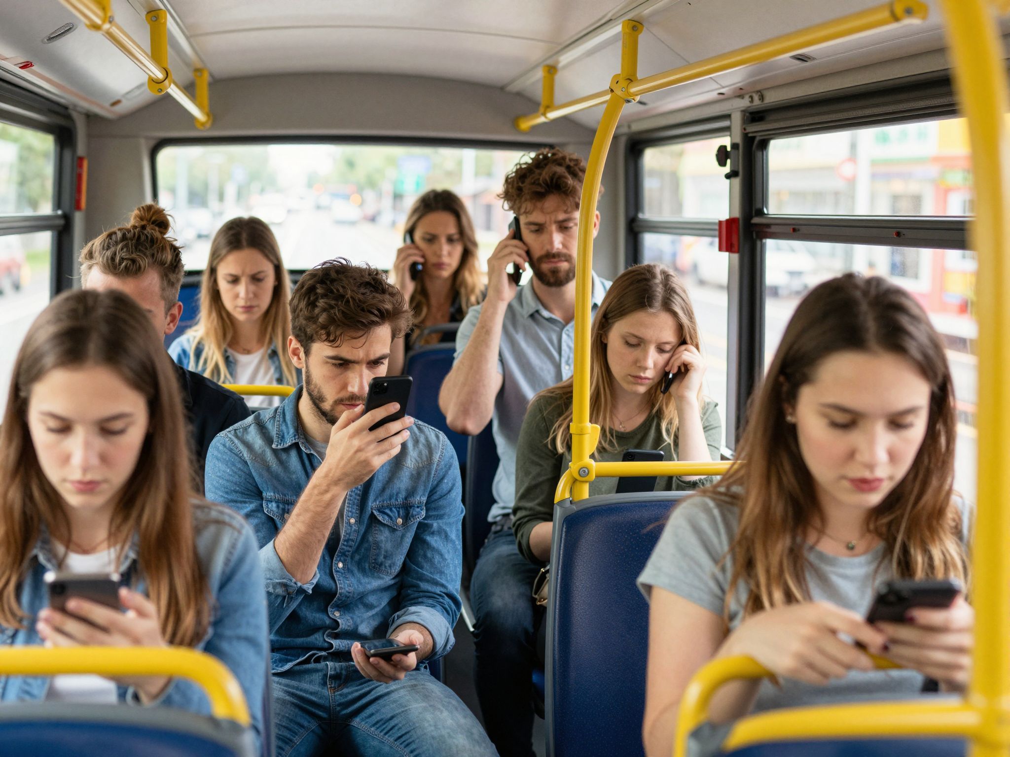 A vibrálás és csengőhangok nyugtalanságot okoznak a közlekedésben.