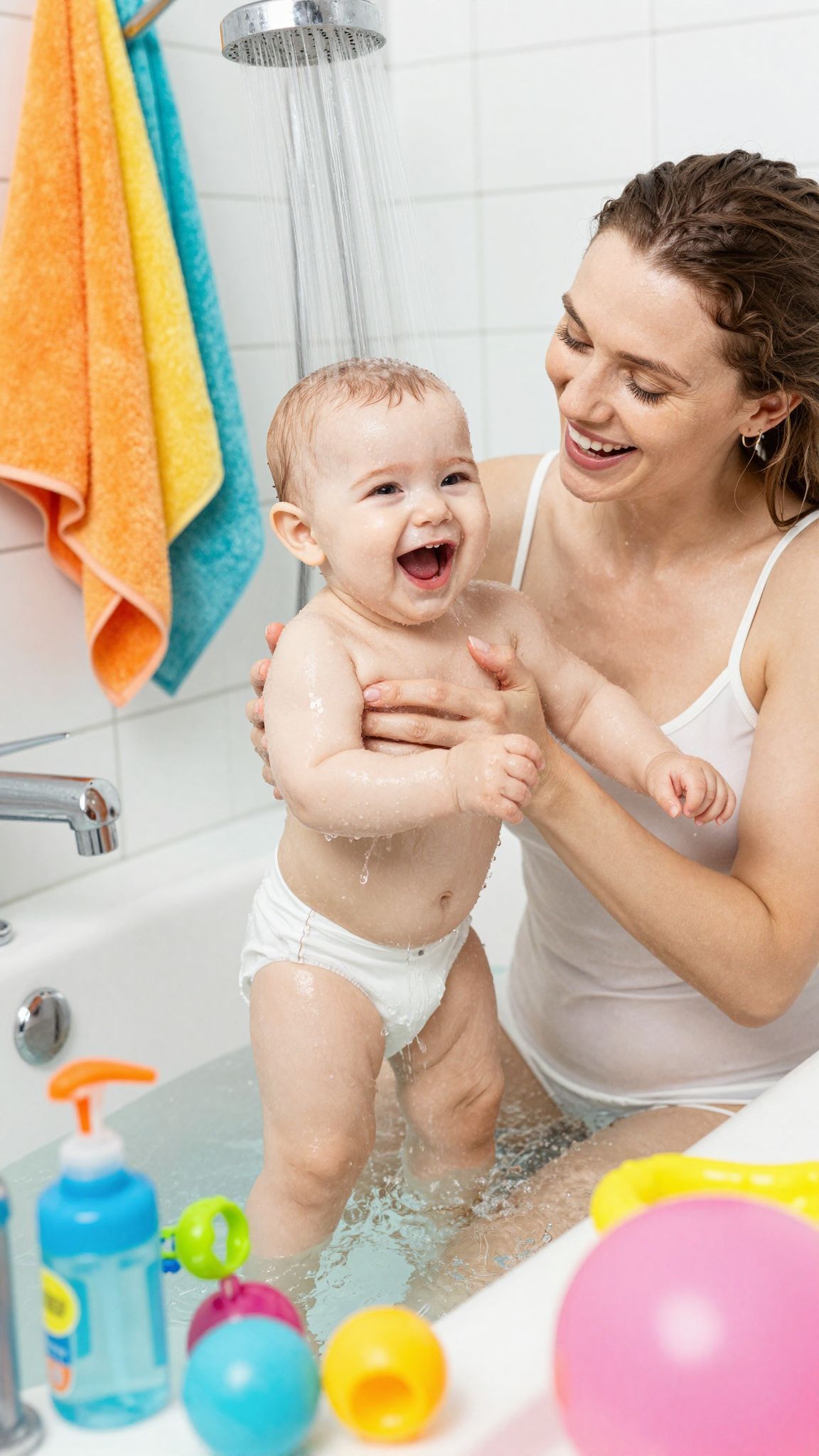 A zuhanyzás baba mellett igazi kaland, tele meglepetésekkel!