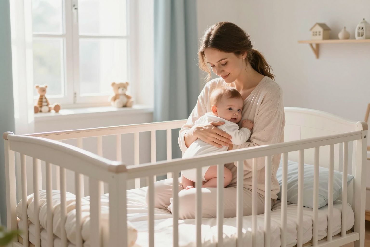 A gyengéd alvássegítés erősíti a szülő-gyermek kapcsolatot.