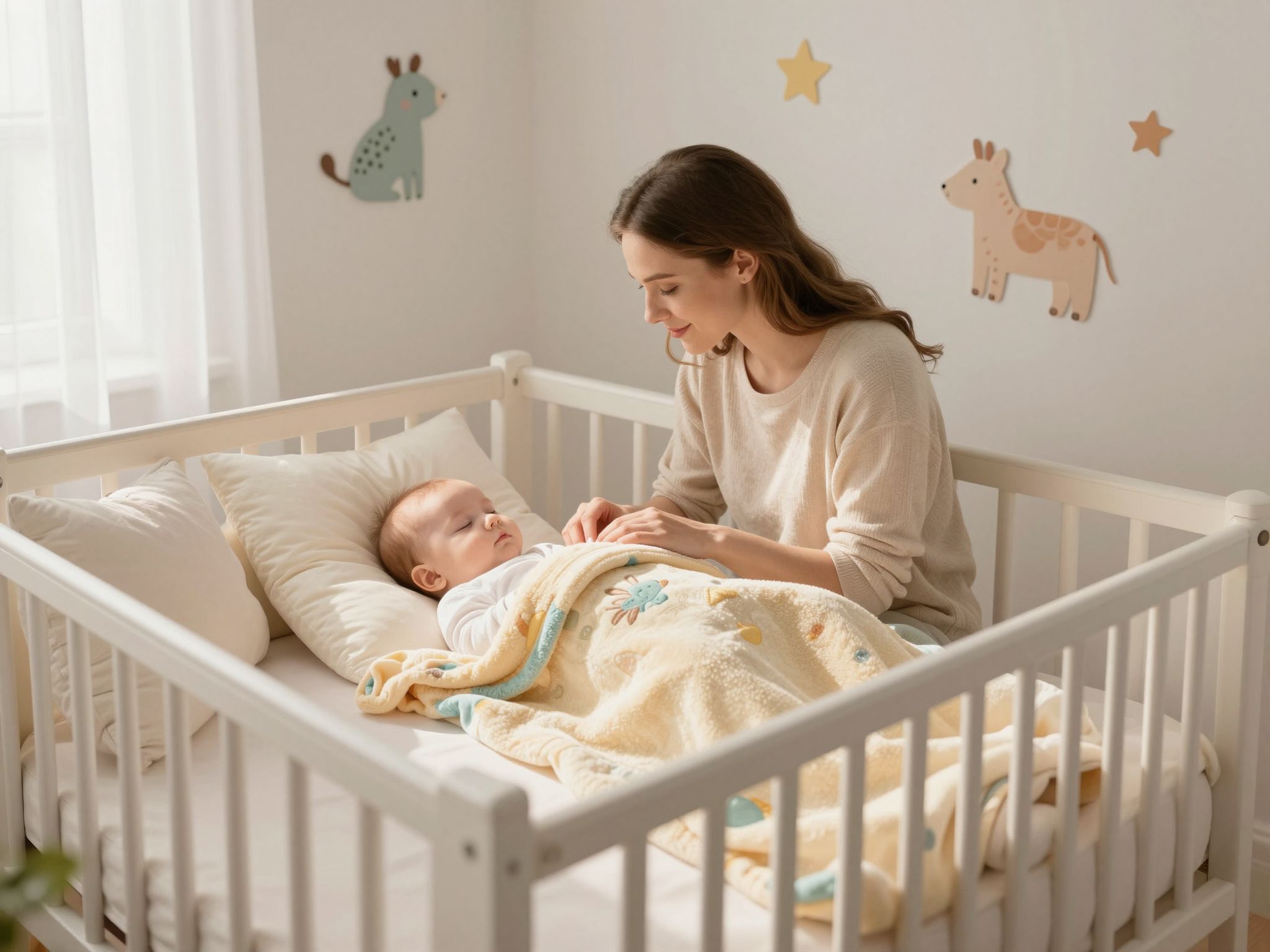 Az alvási környezet hatással van a baba pihenésére.