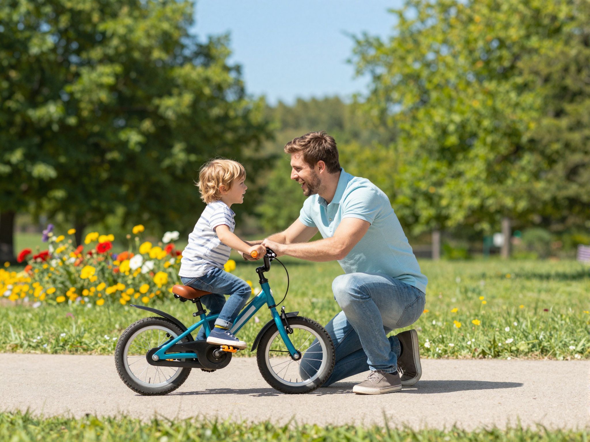 Az apai szerep fokozatosan mélyül a gyermekkel.