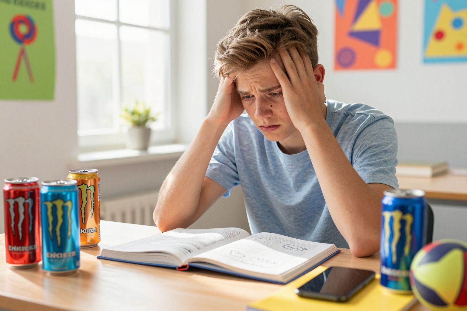 Az energiaitalok növelhetik a szorongást és a stresszt.