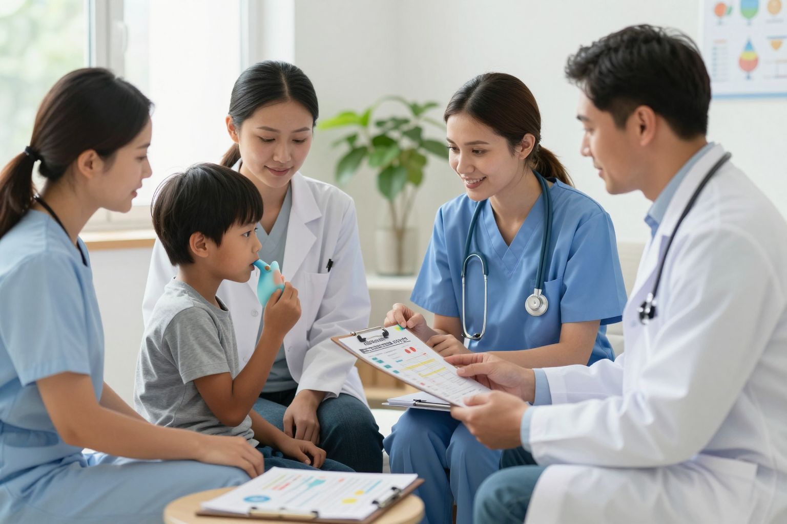 Az interdiszciplináris gondozás javítja a gyermekek asztmaellátását.