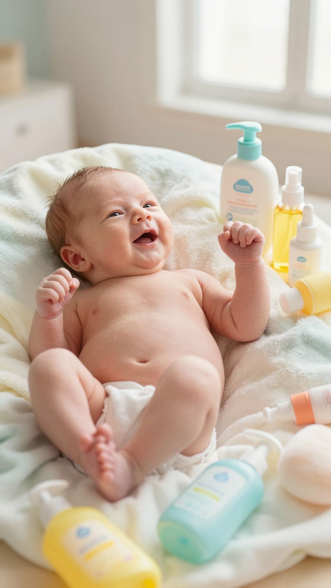 Az újszülött bőrének pH-értéke savas, védi a bőrt.