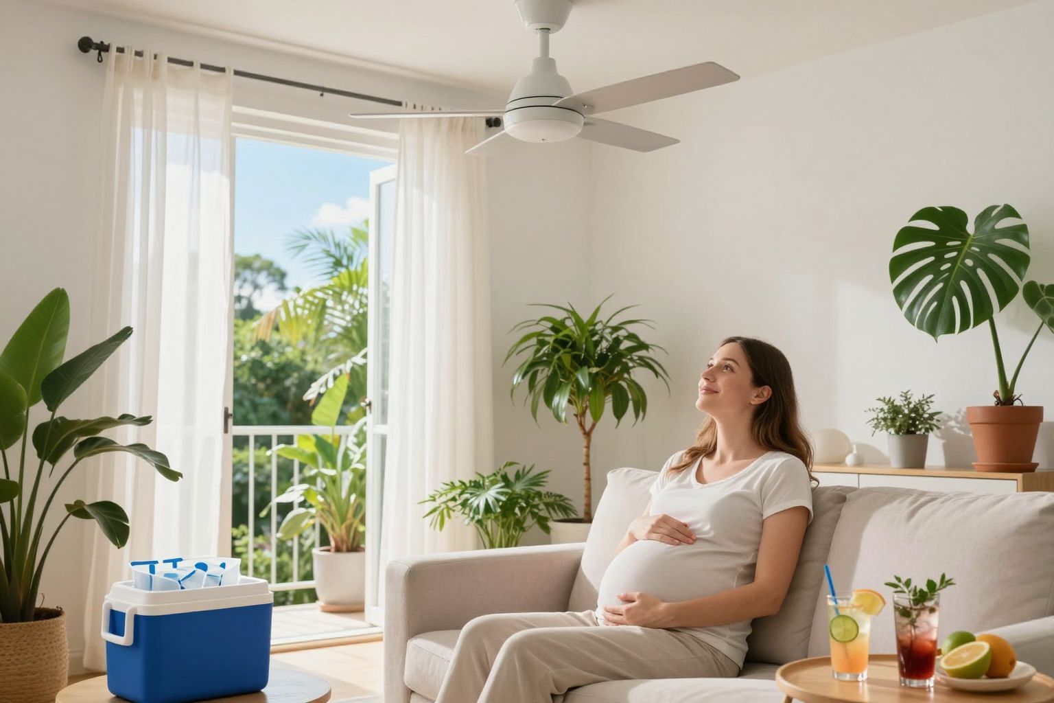 Hűtési technikák: légkondicionáló és természetes szellőzés összehangolása.
