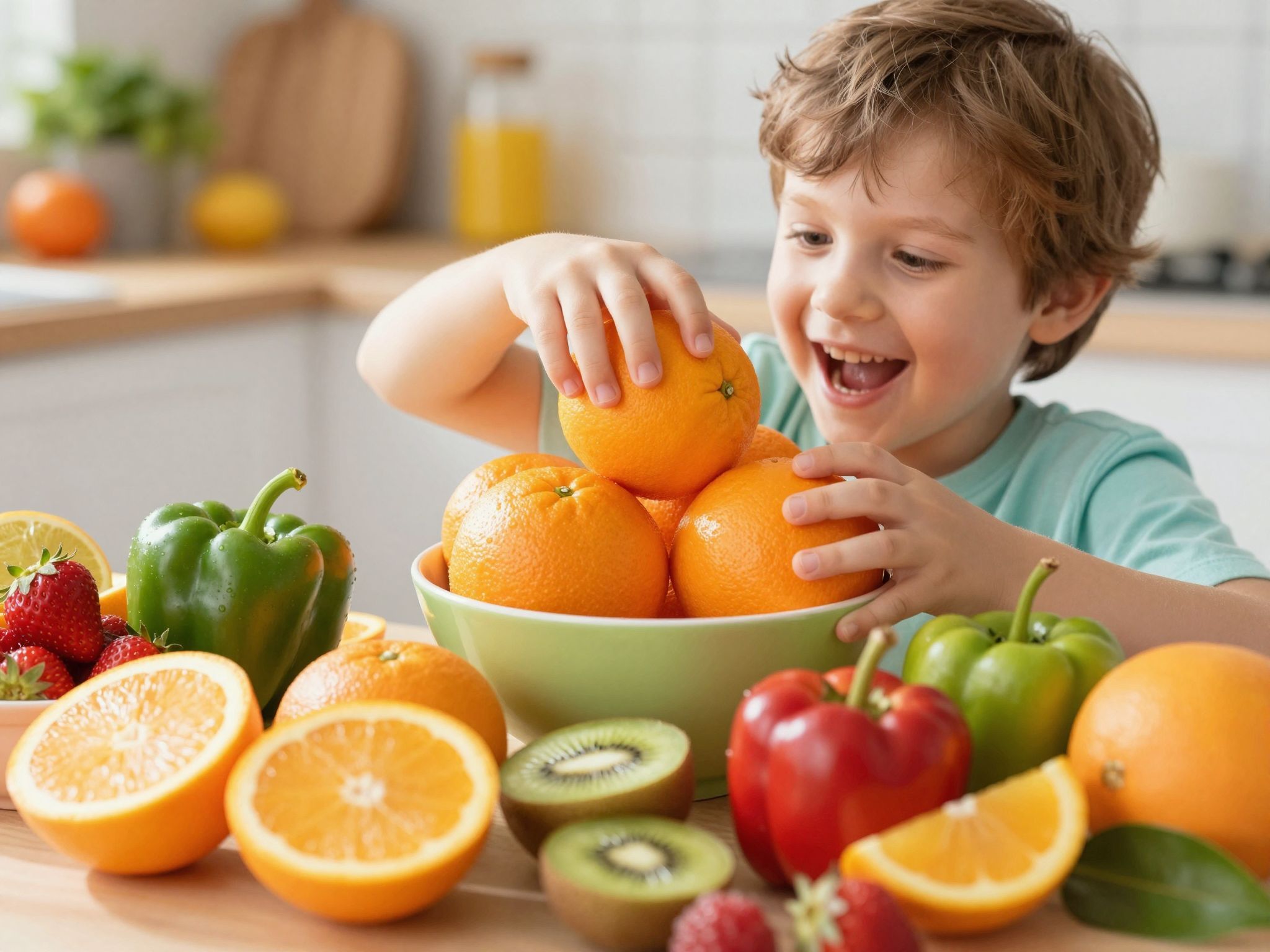 A C-vitamin segíti a leukociták működését az immunválaszban.