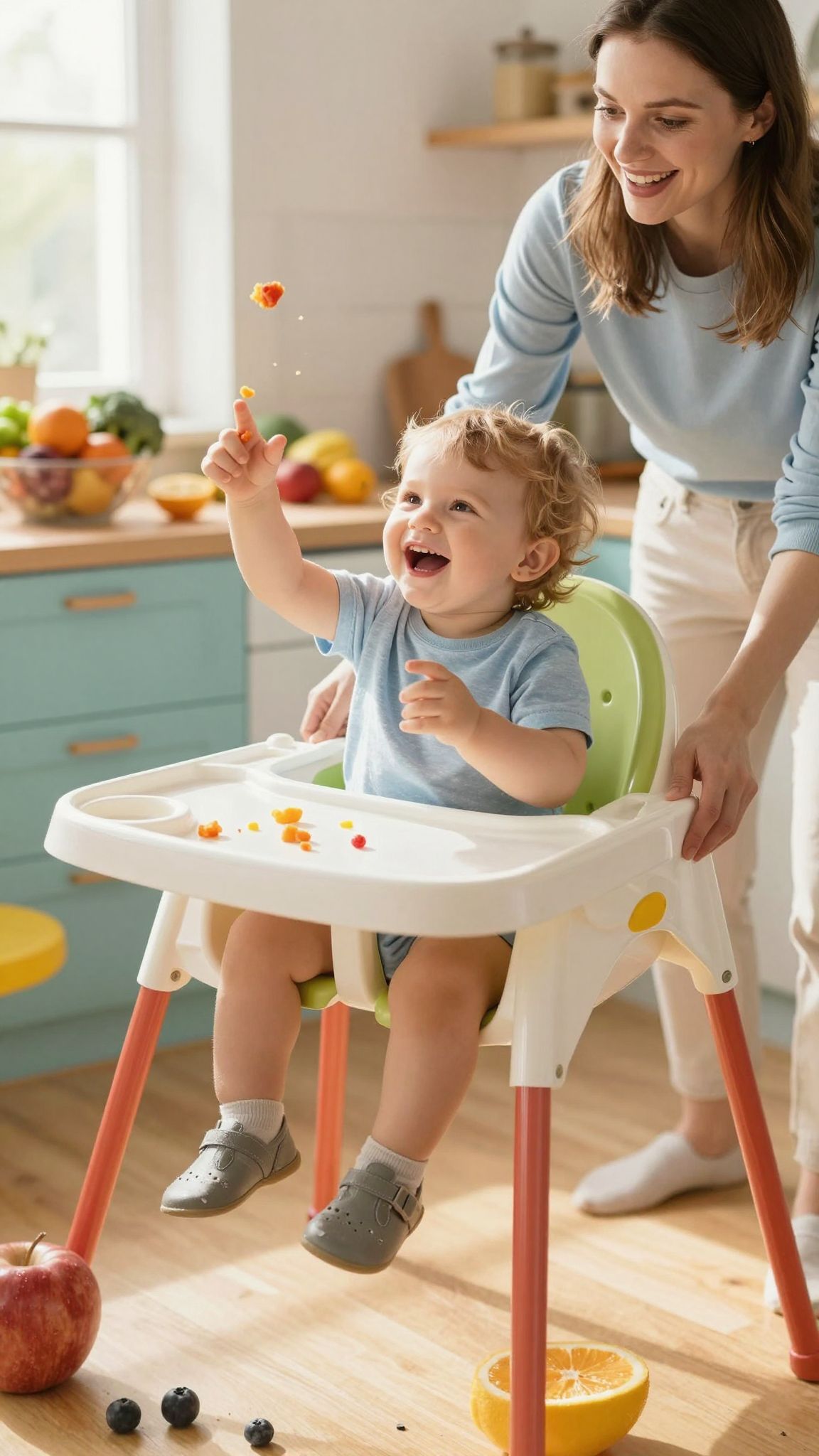 A totyogók fejlődését segíti a kreatív étkezési élmény.
