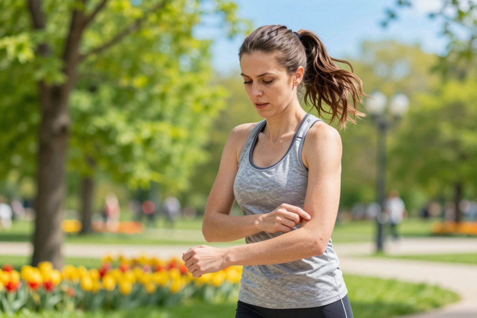A futás felerősítheti az allergiás tüneteket, különösen pollenben.