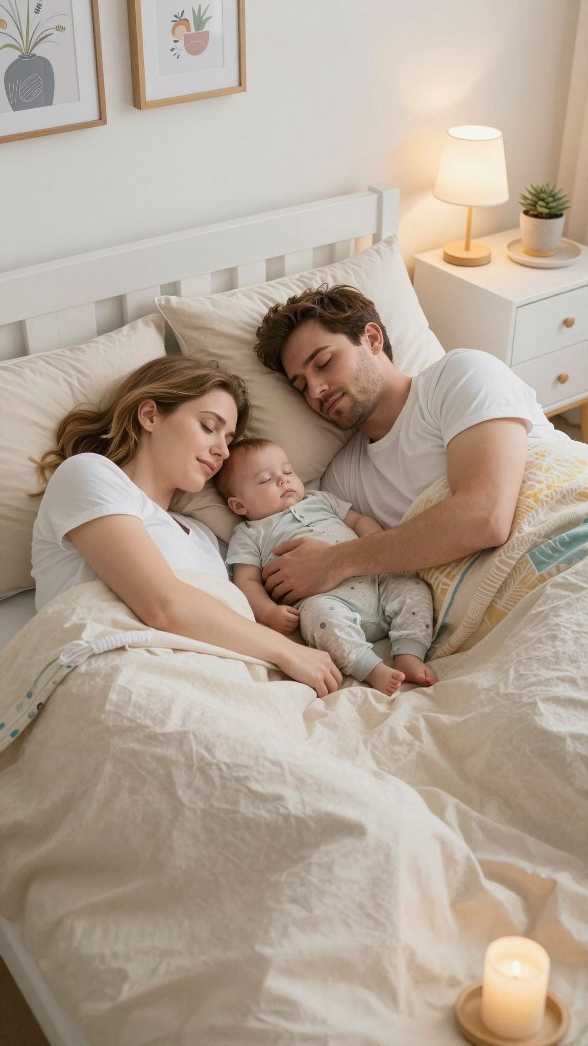 A közös alvás javíthatja a szülők és a csecsemők kapcsolatát.