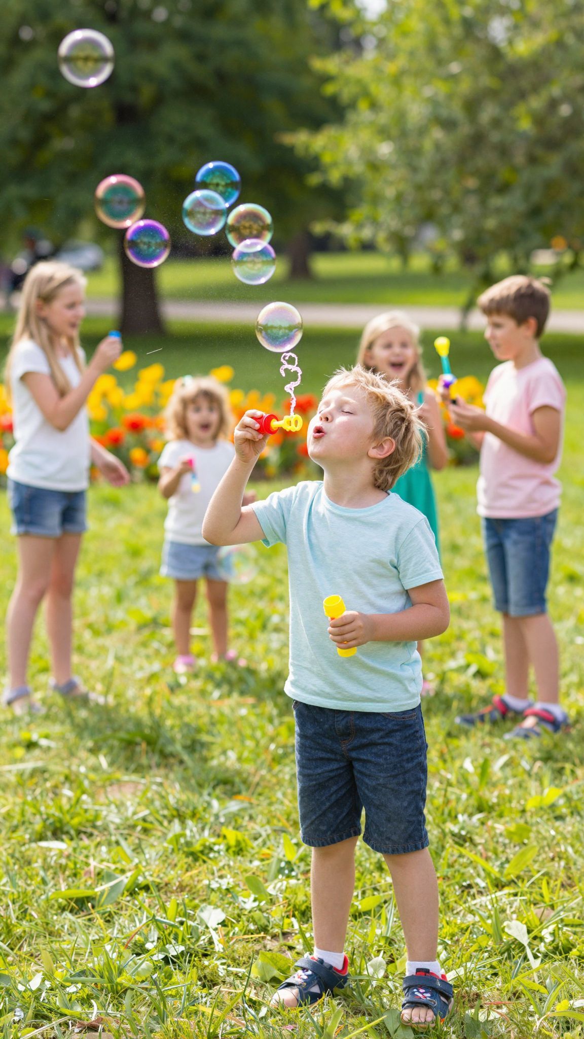 A buborékfújás serkenti a motoros készségek fejlődését.