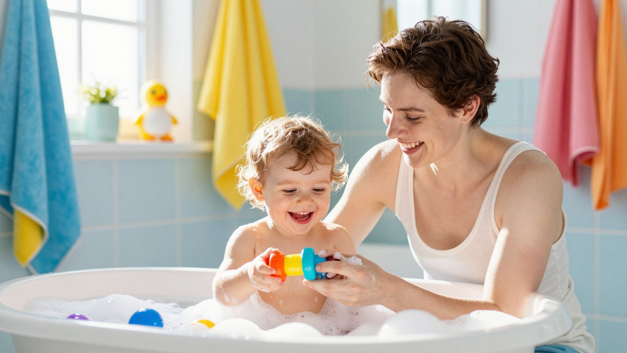 Játék és felfedezés segít legyőzni a vízfélelmet.