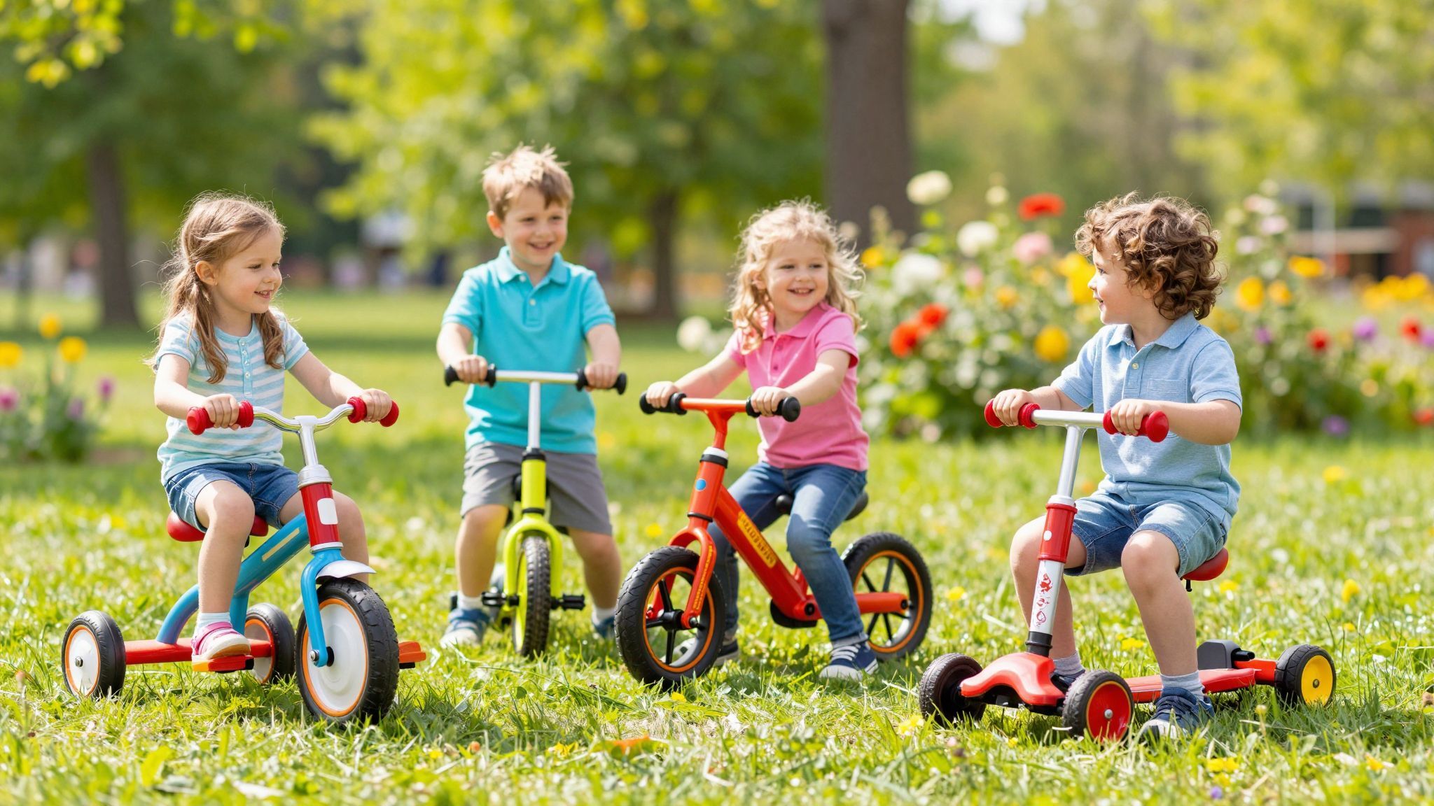 A gyerekjárgányok támogatják a motoros készségek fejlődését.