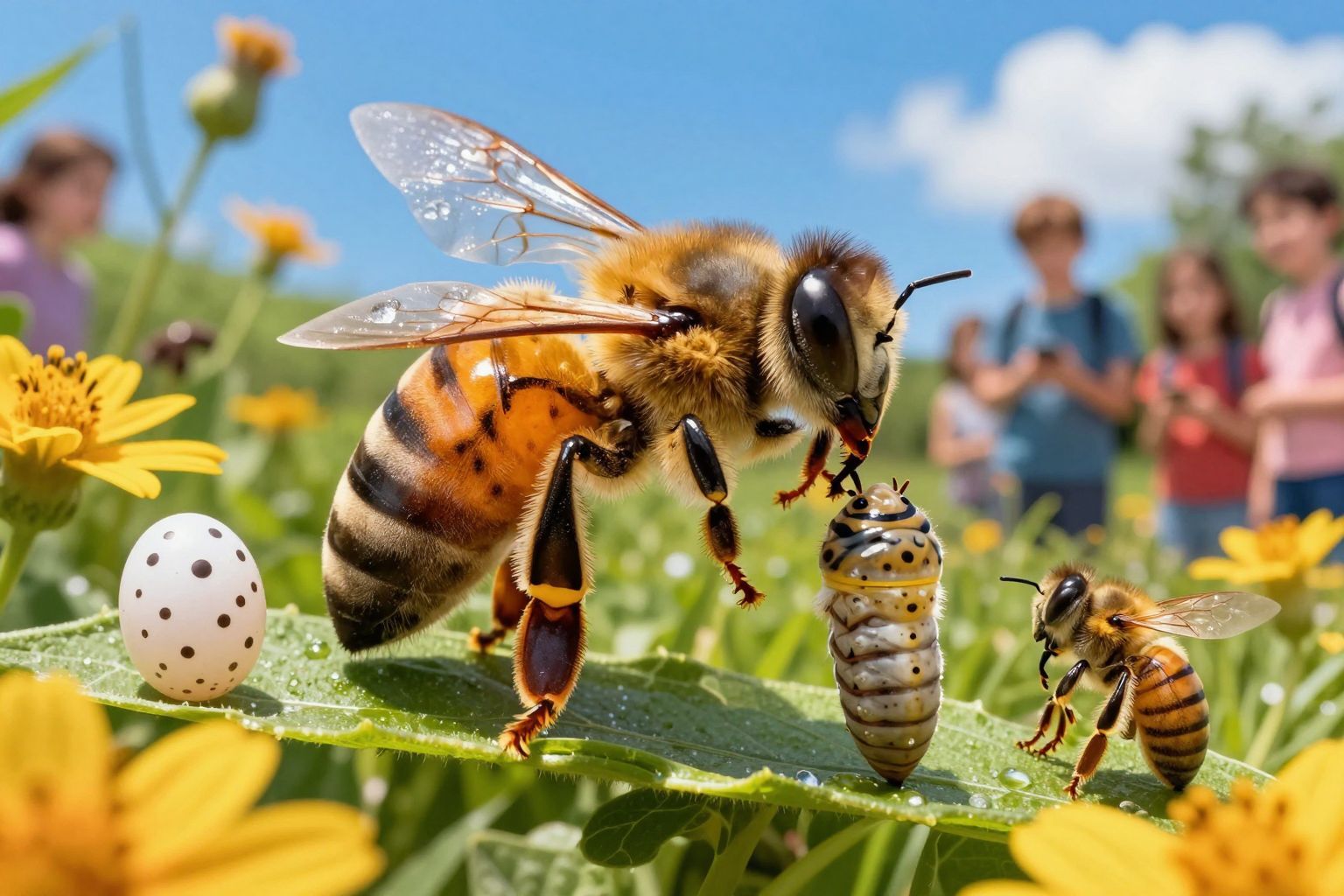 A méh metamorfózisa lenyűgözően gyors és bonyolult folyamat.