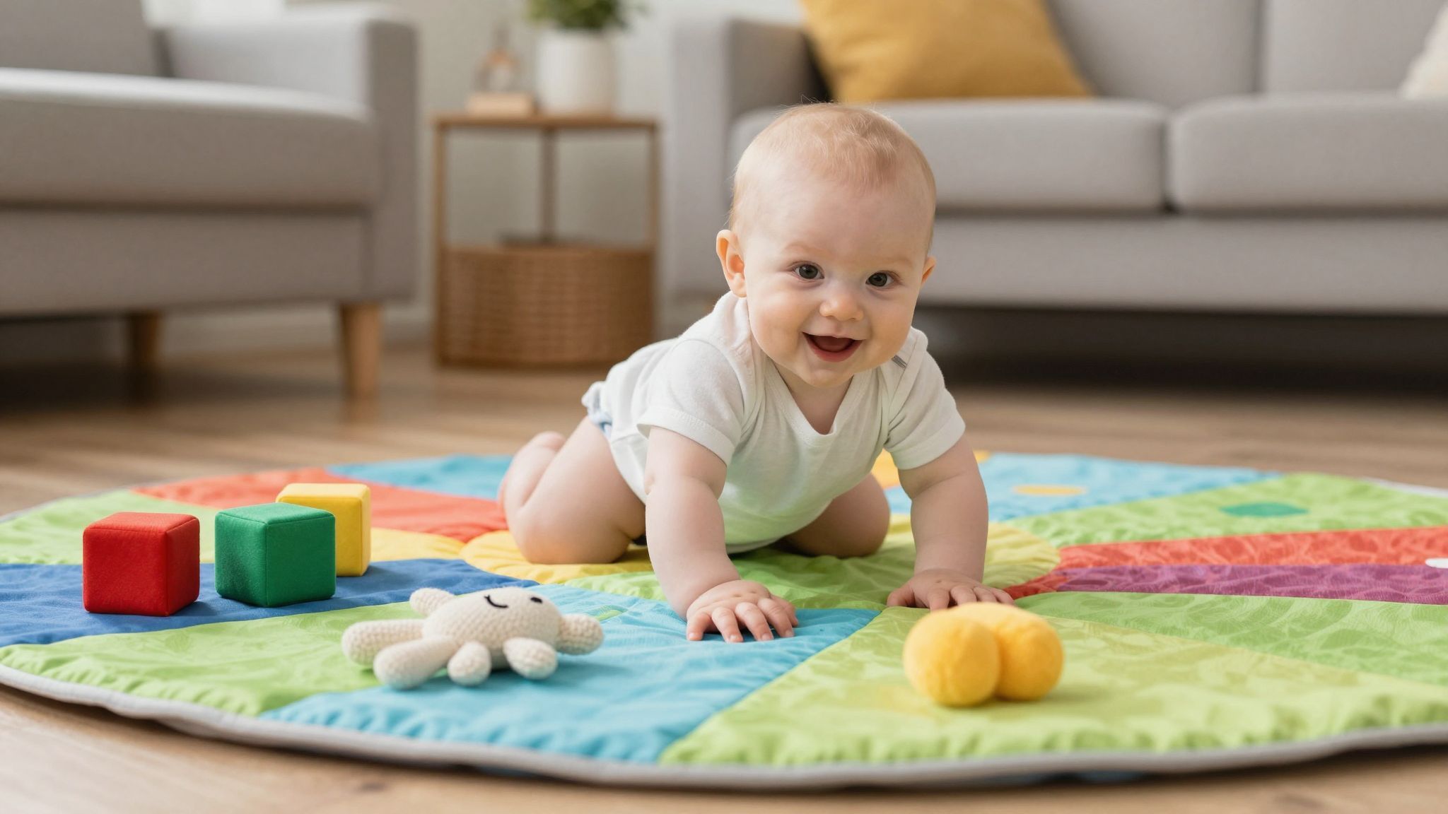 A játékos tanulás növeli a baba kreativitását és fejlődését.