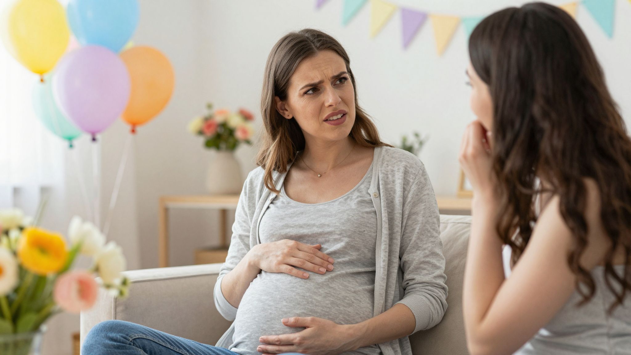 A türelempróba során a kismama érzelmi támogatása kulcsfontosságú.