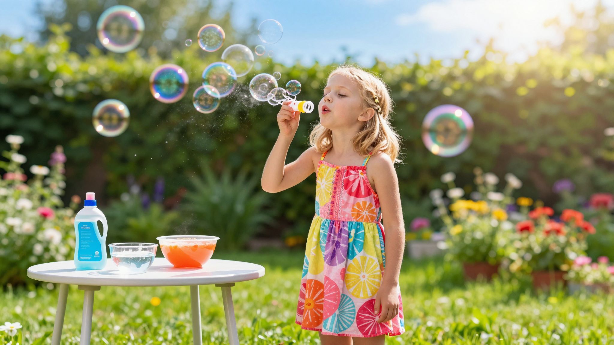 Készítsd el otthon a legjobb buborékfújó folyadékot!