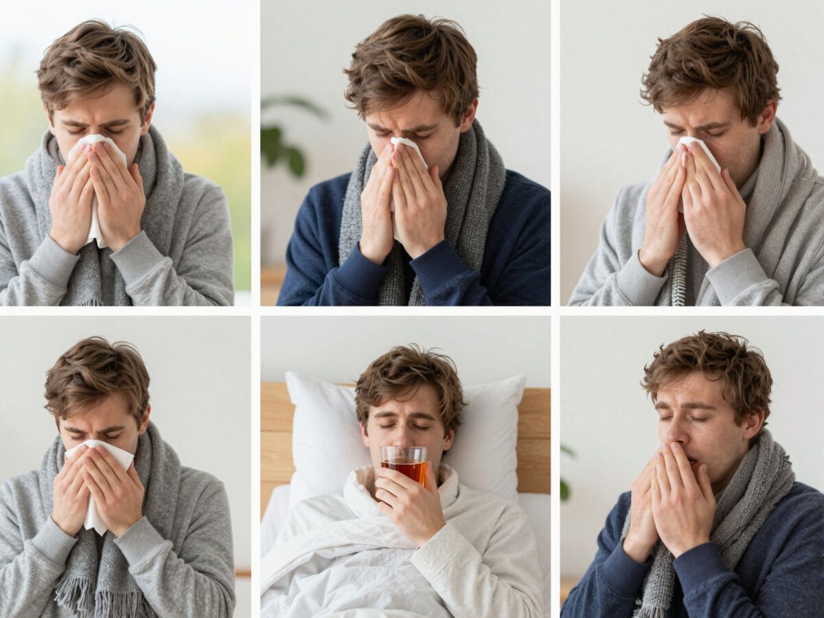Hogyan zajlik le egy tipikus nátha: a megfázás 4 jól elkülöníthető stádiuma