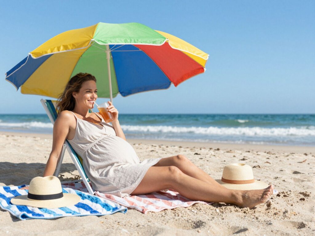 Így vészeld át a perzselő meleget várandósan