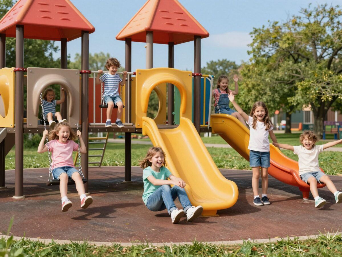Irány a játszótér: miért elengedhetetlen a gyerekek számára, hogy másokkal is találkozzanak?