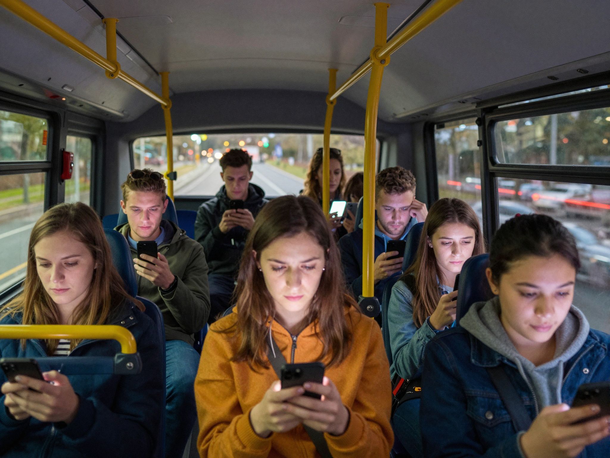 A képernyőfény zavarhatja az alvást és a koncentrációt.