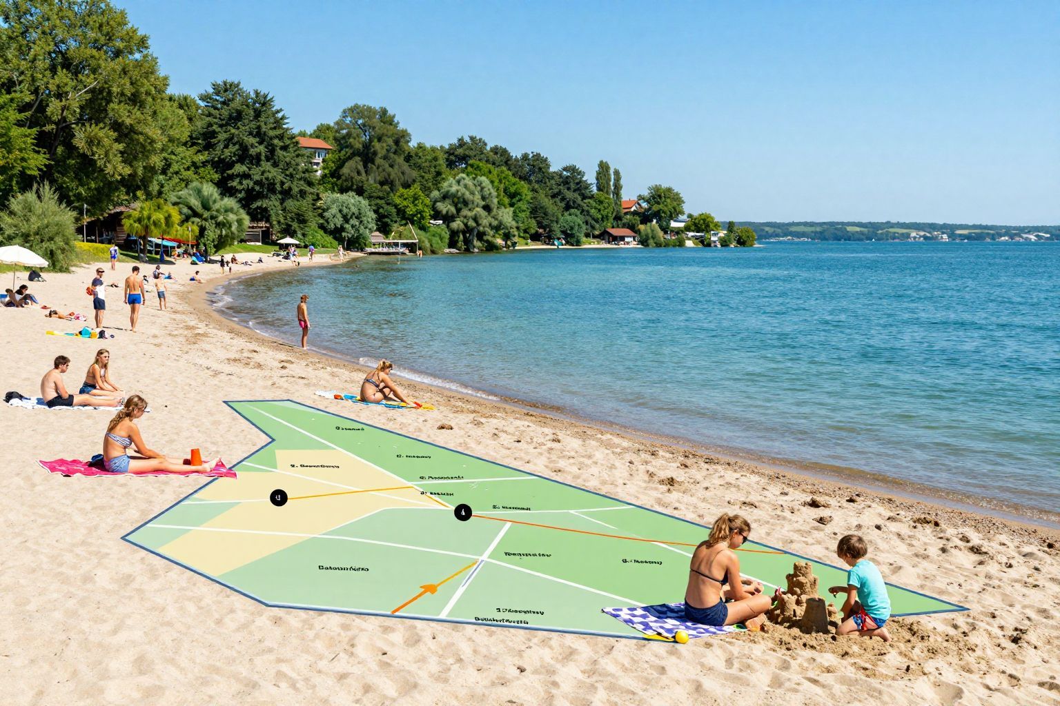 Keszthely és Balatonfűzfő között számos gyönyörű szabadstrand vár.