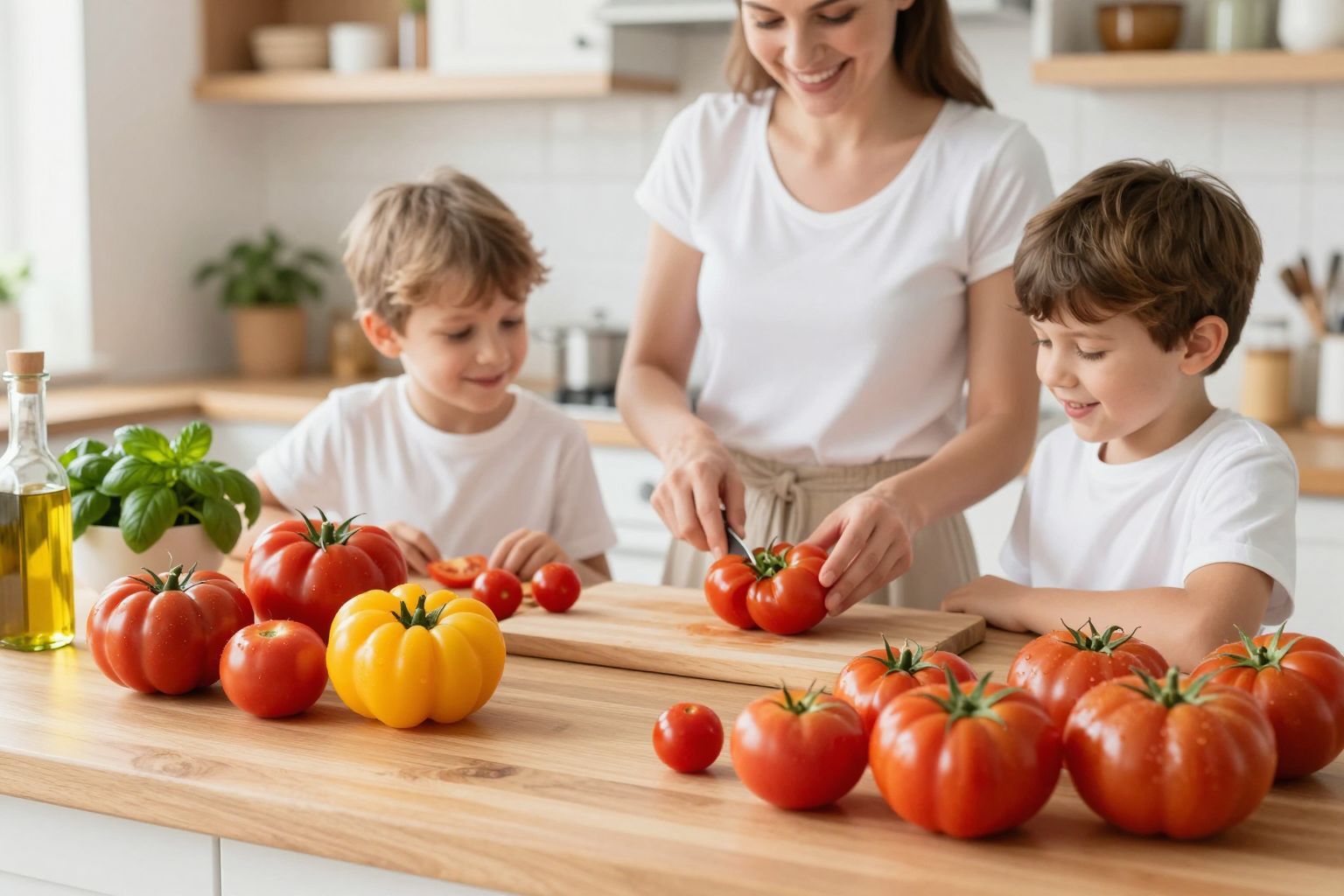 A koktélparadicsom tökéletes saláták díszítésére és ízesítésére.