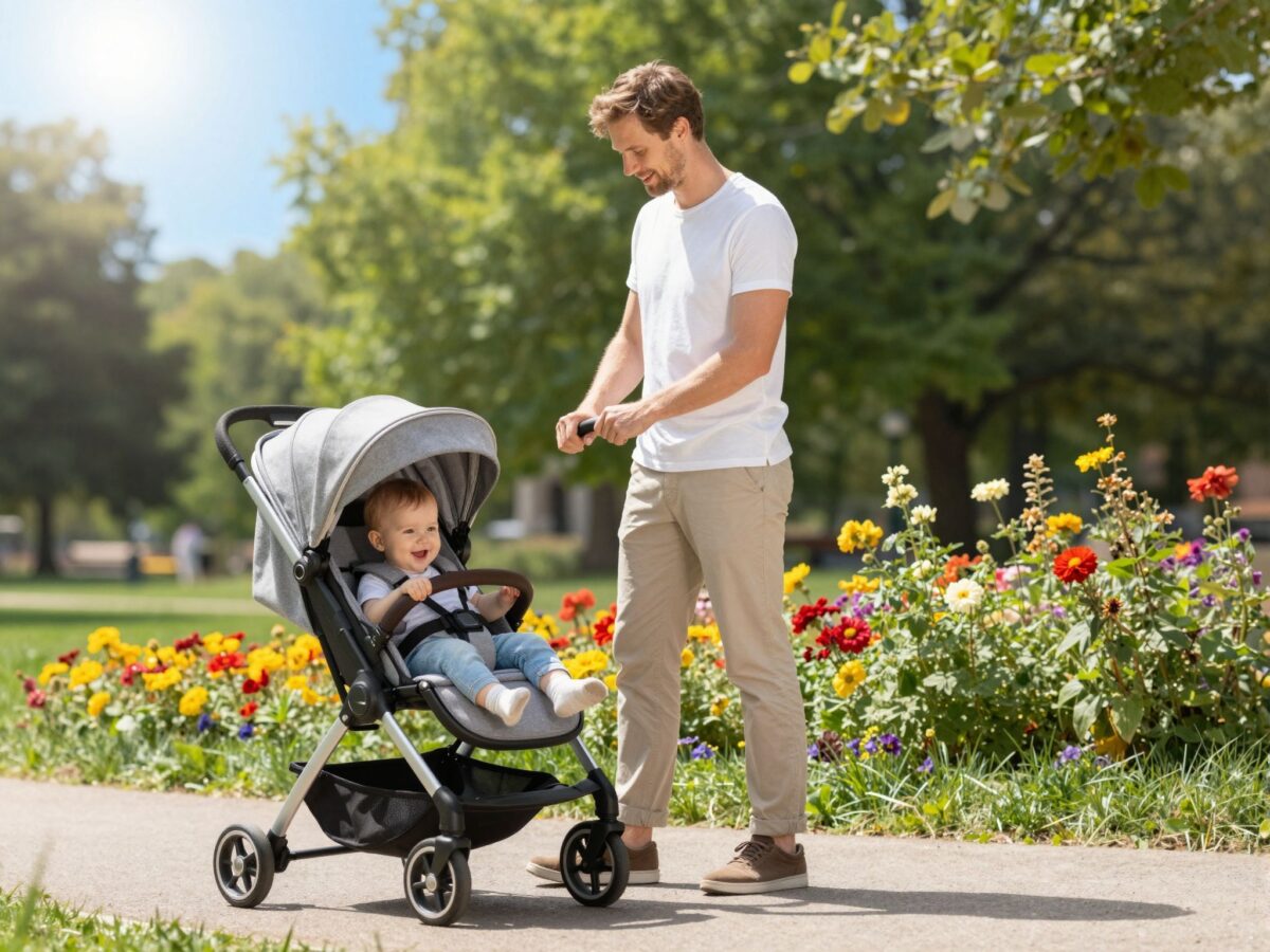 Miért ne takard le a babakocsit egy textilpelenkával a nyári hőségben?
