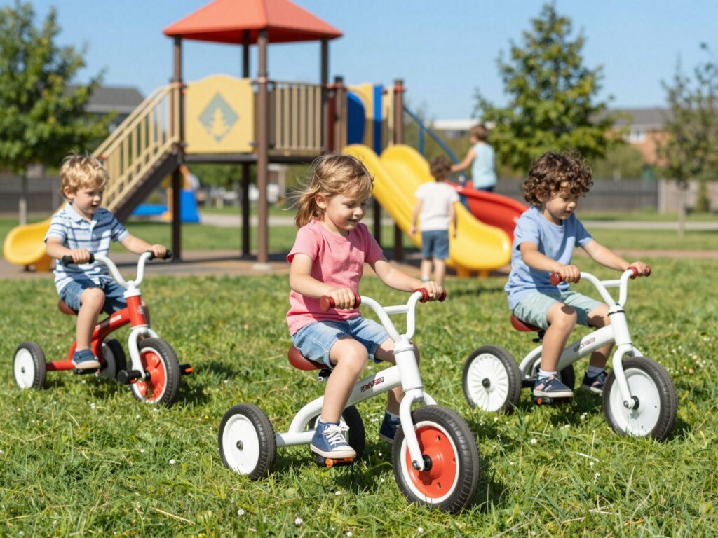 Mikor melyik a legjobb? A gyerekjárgányok útvesztője a triciklitől a futóbicikliig