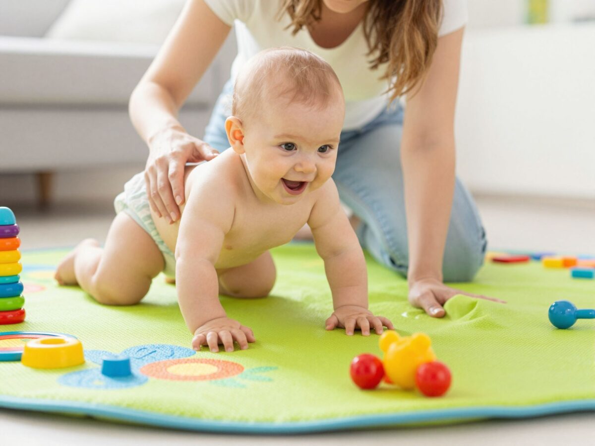 Mit kell tudnia egy 1 éves babának? A mozgásfejlődés mérföldkövei a negyedik trimeszterben