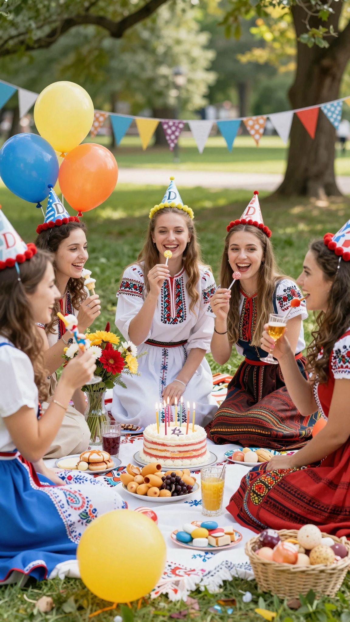 A D-s lányok nevük napján virágot és ajándékot kapnak.