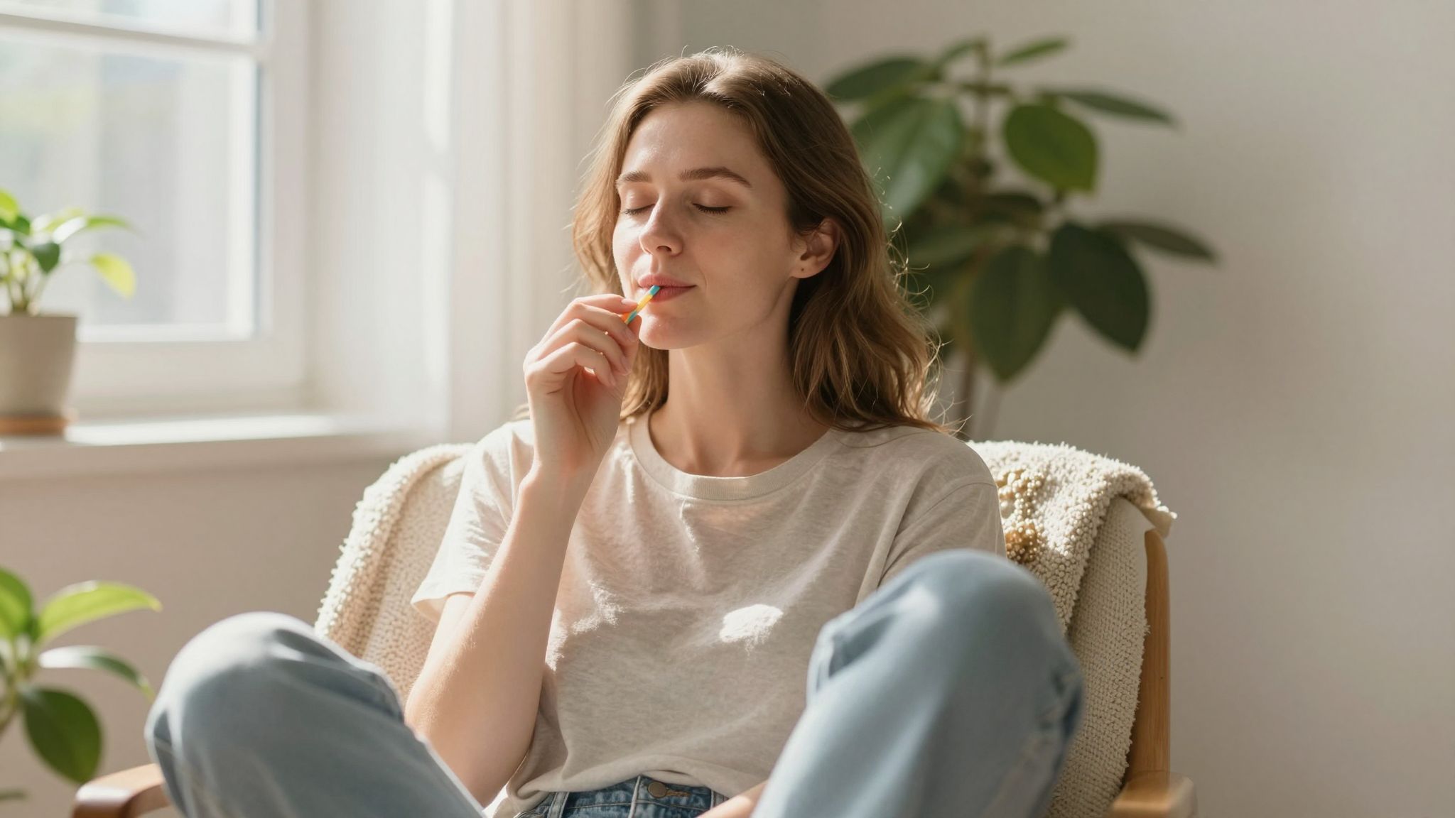 A szívószál segít kontrollálni a légzést pánikban.