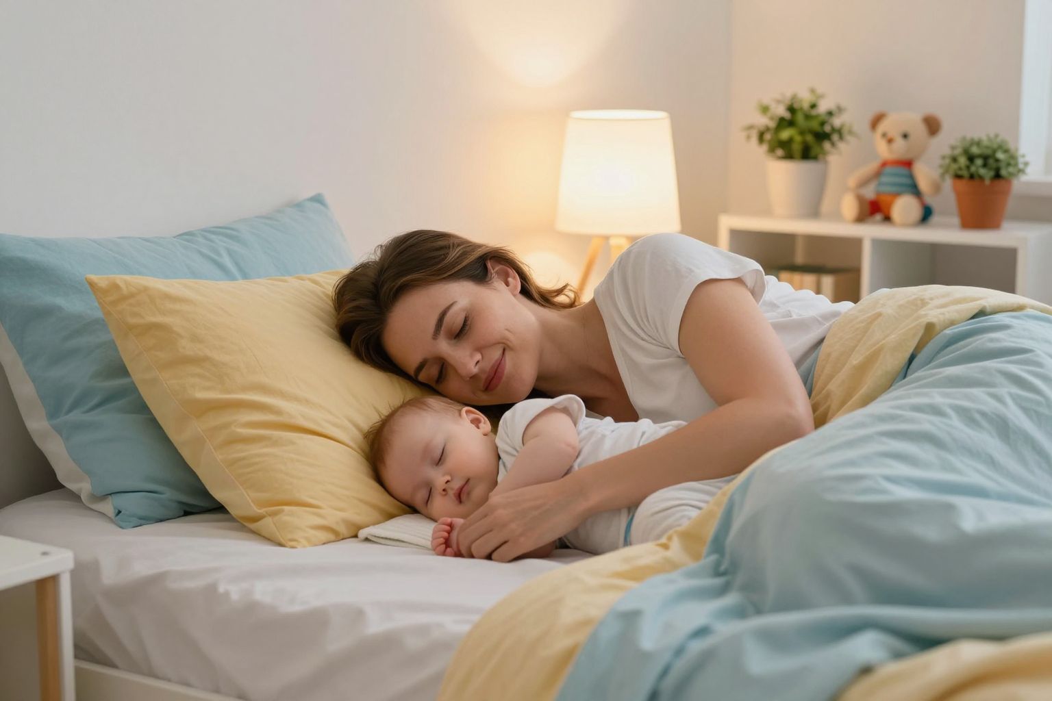 A közös alvás erősíti a kötődést és a jóllétet.