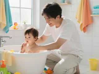 Sikítás a fürdőszobában: mit tegyél, ha a gyereked retteg a fürdéstől?