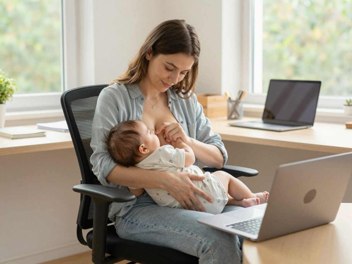 Szoptatás és munka: praktikus tanácsok, hogyan tartsd fenn a tejtermelést munka mellett
