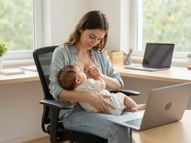 Szoptatás és munka: praktikus tanácsok, hogyan tartsd fenn a tejtermelést munka mellett