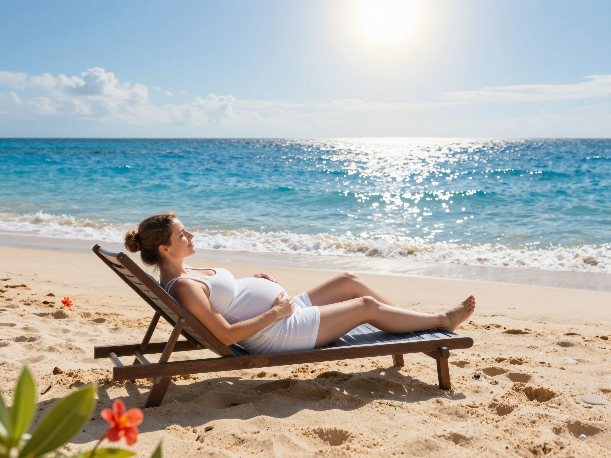 A tengerpart segíti a várandósok relaxációját és regenerálódását.