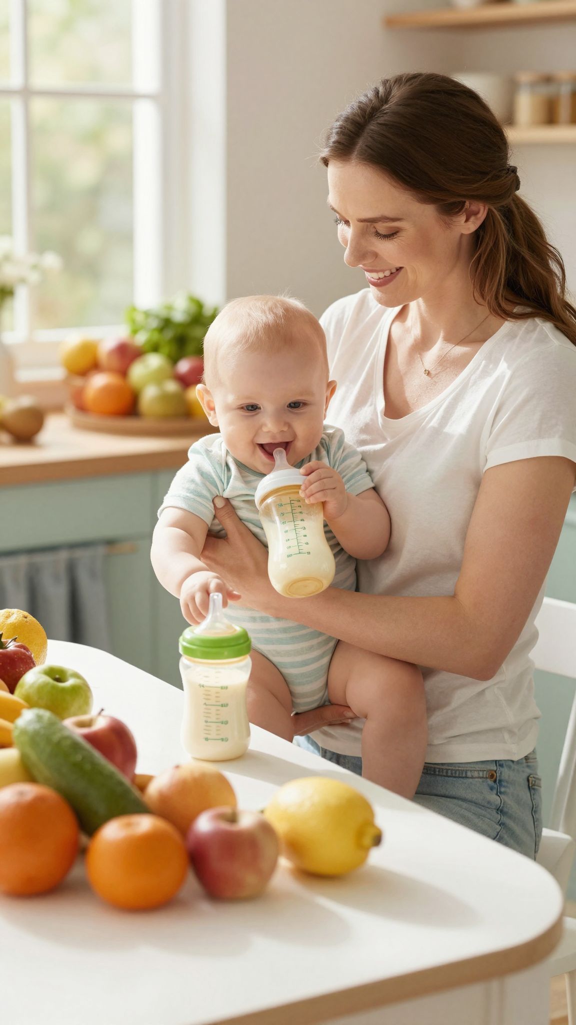 A táplálkozás kulcsfontosságú a csecsemő egészséges fejlődéséhez.
