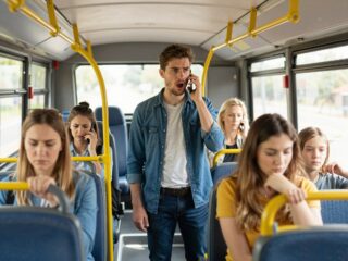 Te is szoktál hangosan telefonálni a buszon? Ezek a legzavaróbb mobilozási szokások