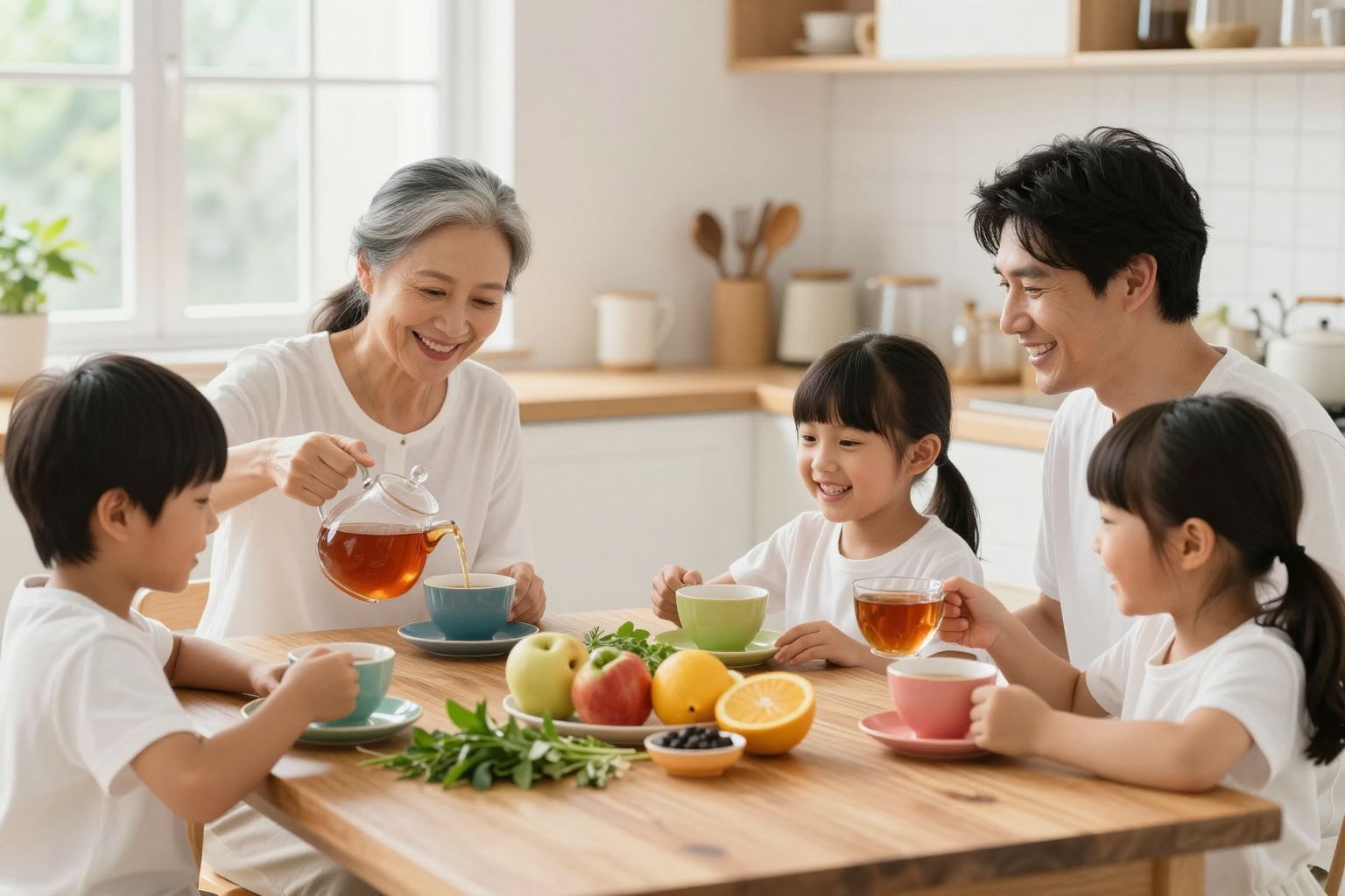 A teázás közös élmény, erősíti a családi kötelékeket.