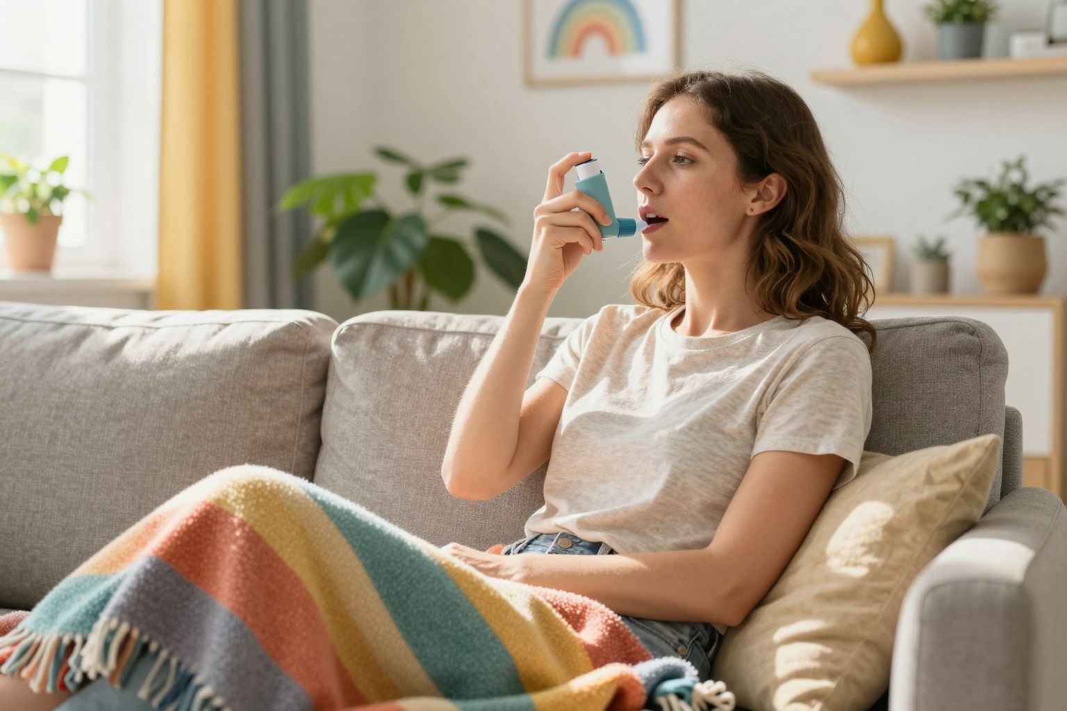 Az inhalálás nem csak náthára, hanem asztmára is segít.