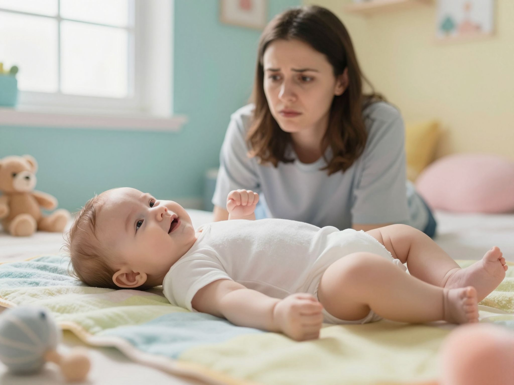 A krónikus irritáció gyakran csecsemők viselkedésében tükröződik.