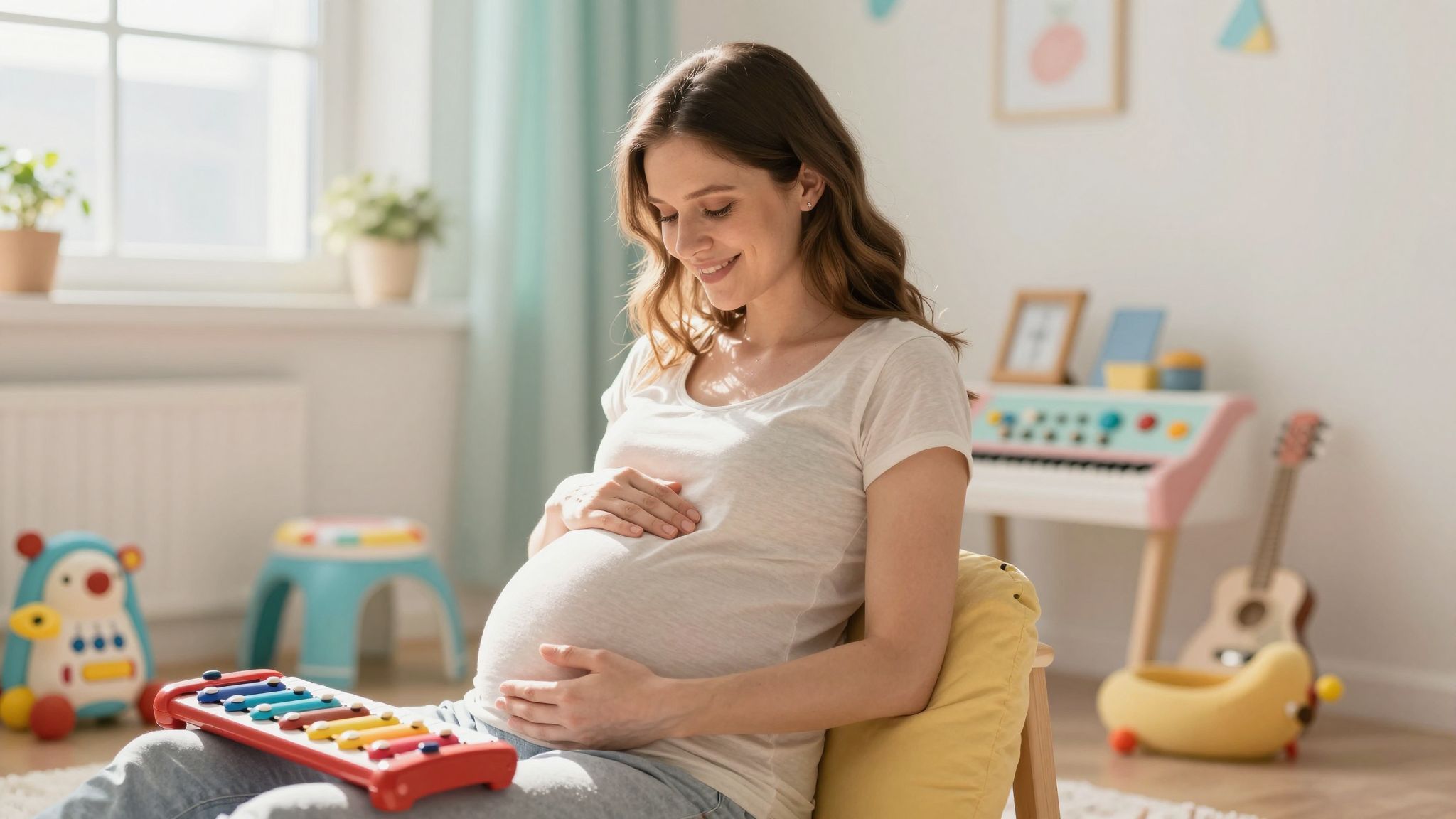 A zene segíti a magzati fejlődést és kommunikációt.
