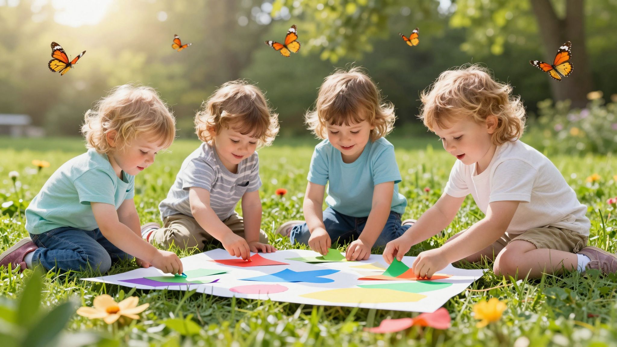 A természetes kollázs fejleszti a finommotorikus készségeket.