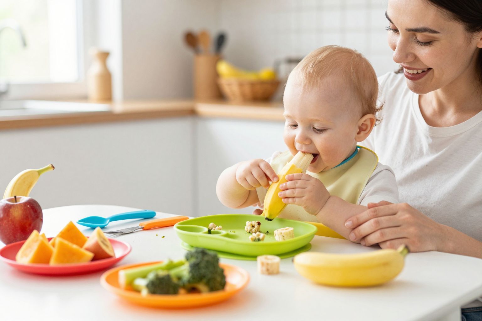 Az ujjal evés serkenti a baba önállóságát és fejlődését.